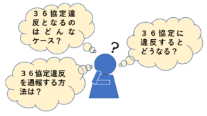 ３６協定違反となる事例４つ 上手な通報方法と是正勧告 罰則 公表 リーガレット