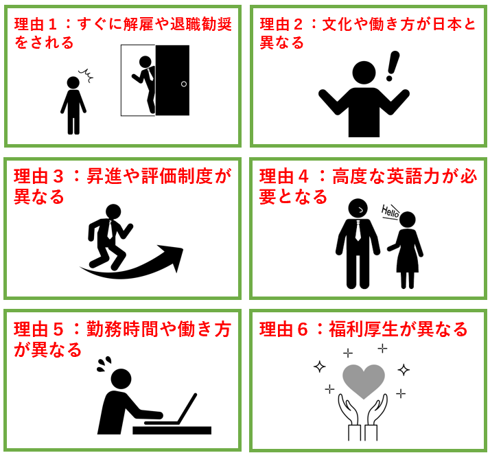 外資系企業はやめとけと言われる６つの理由