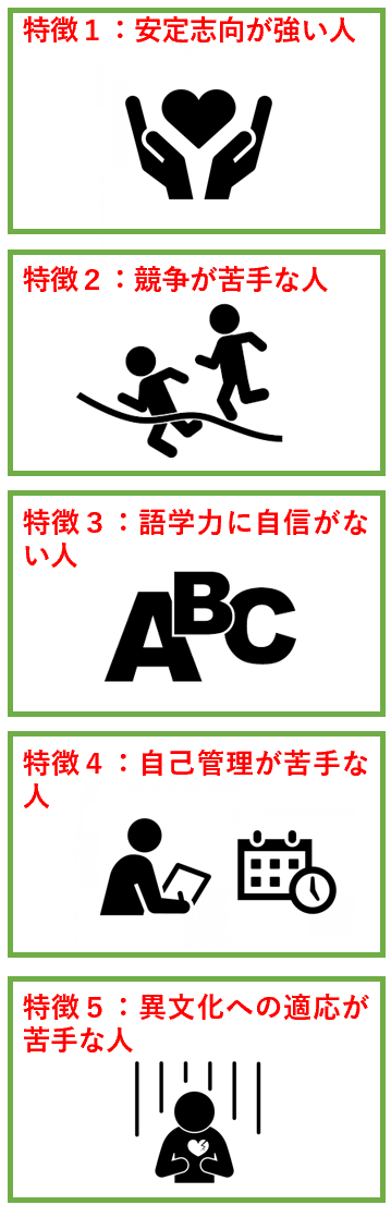 外資系企業はやめといた方がいい人の特徴