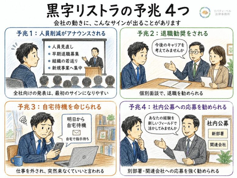 ４　黒字リストラの予兆