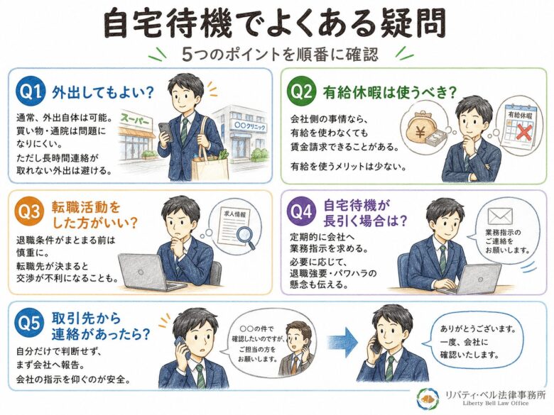 ７章　会社から自宅待機と言われた場合のＱ＆Ａ