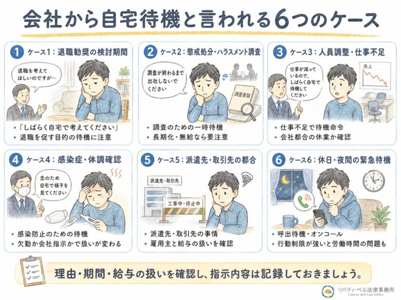 ３章　会社から自宅待機と言われるケース６つ
