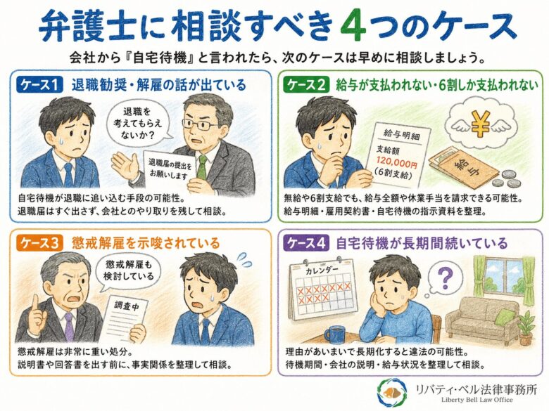 ６章　会社から自宅待機と言われたら弁護士に相談すべきケース