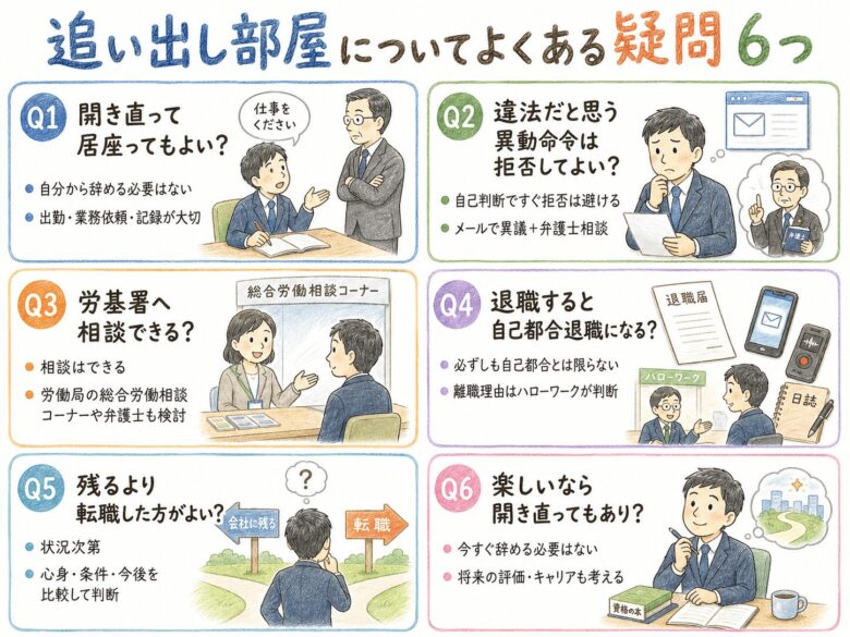 ９章　追い出し部屋についてよくある疑問６つ