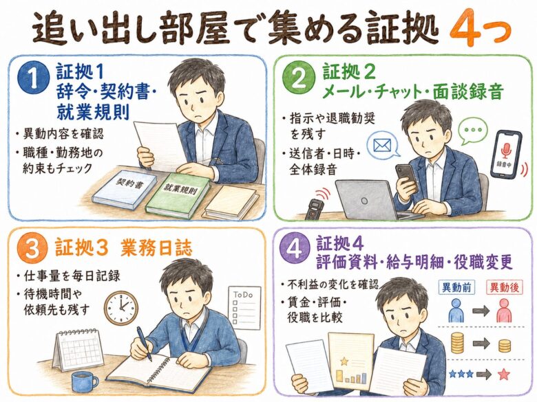 ７章　追い出し部屋で集めるべき証拠